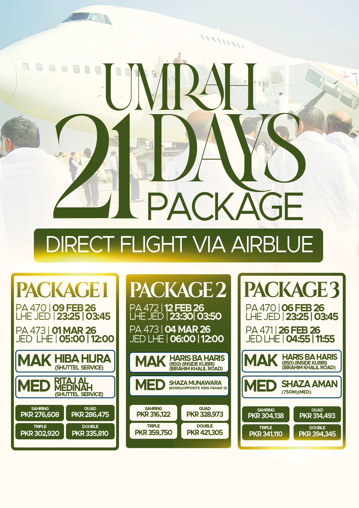 Royal Inn Umrah Campaign project visual