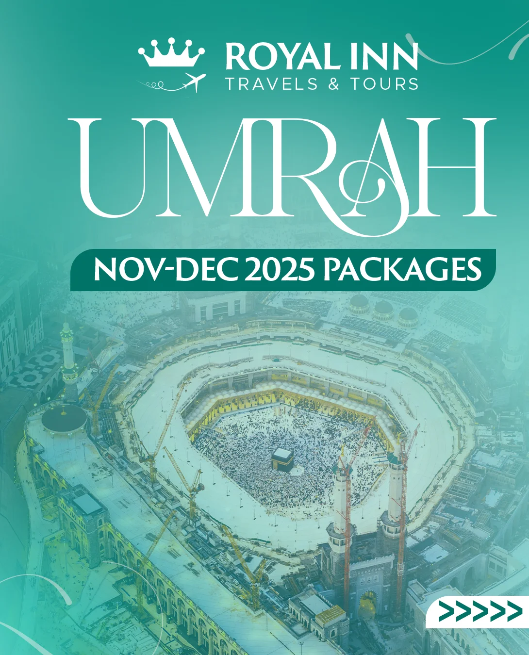 Royal Inn Umrah Campaign project visual