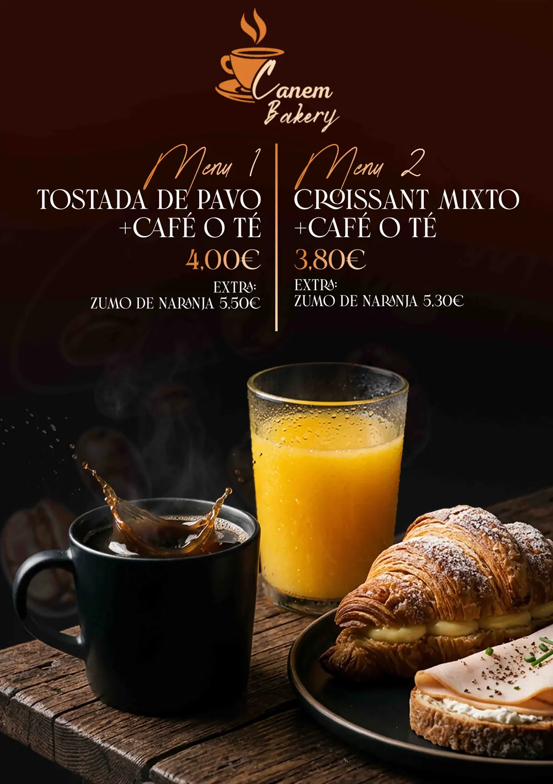 Restaurant Menu Design Portfolio project visual