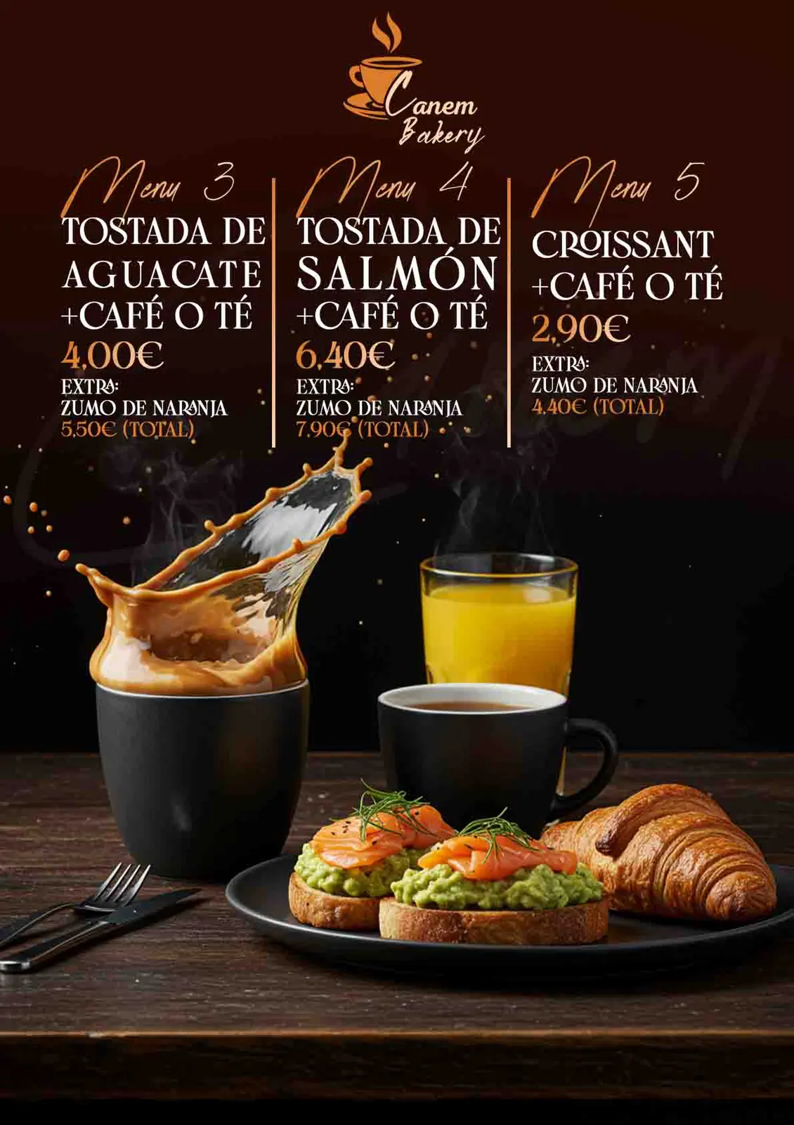 Restaurant Menu Design Portfolio project visual