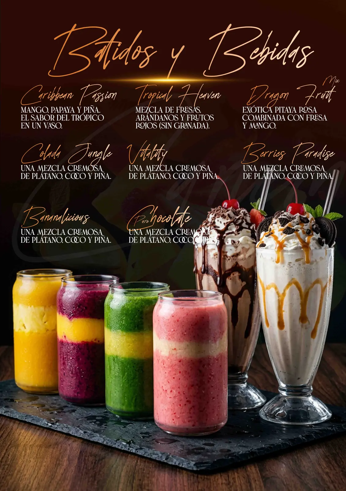 Restaurant Menu Design Portfolio project visual