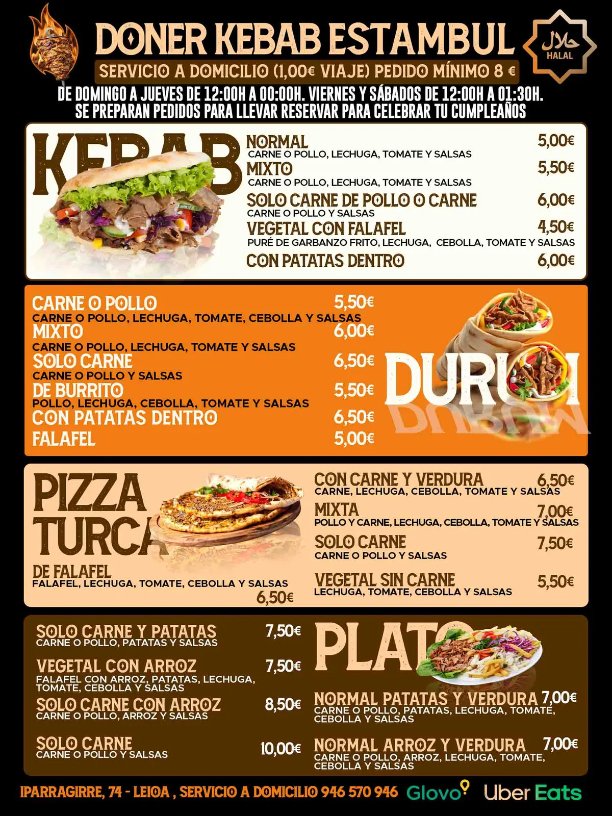 Restaurant Menu Design Portfolio project visual
