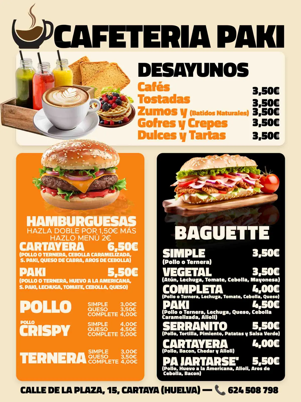 Restaurant Menu Design Portfolio project visual