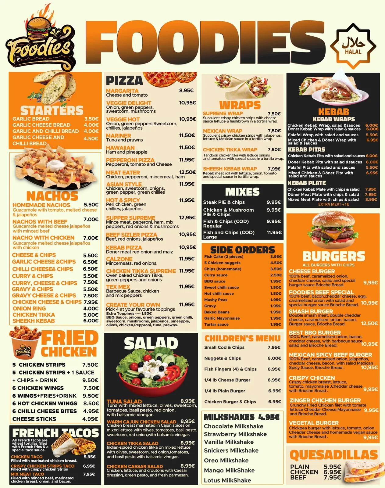 Restaurant Menu Design Portfolio project visual