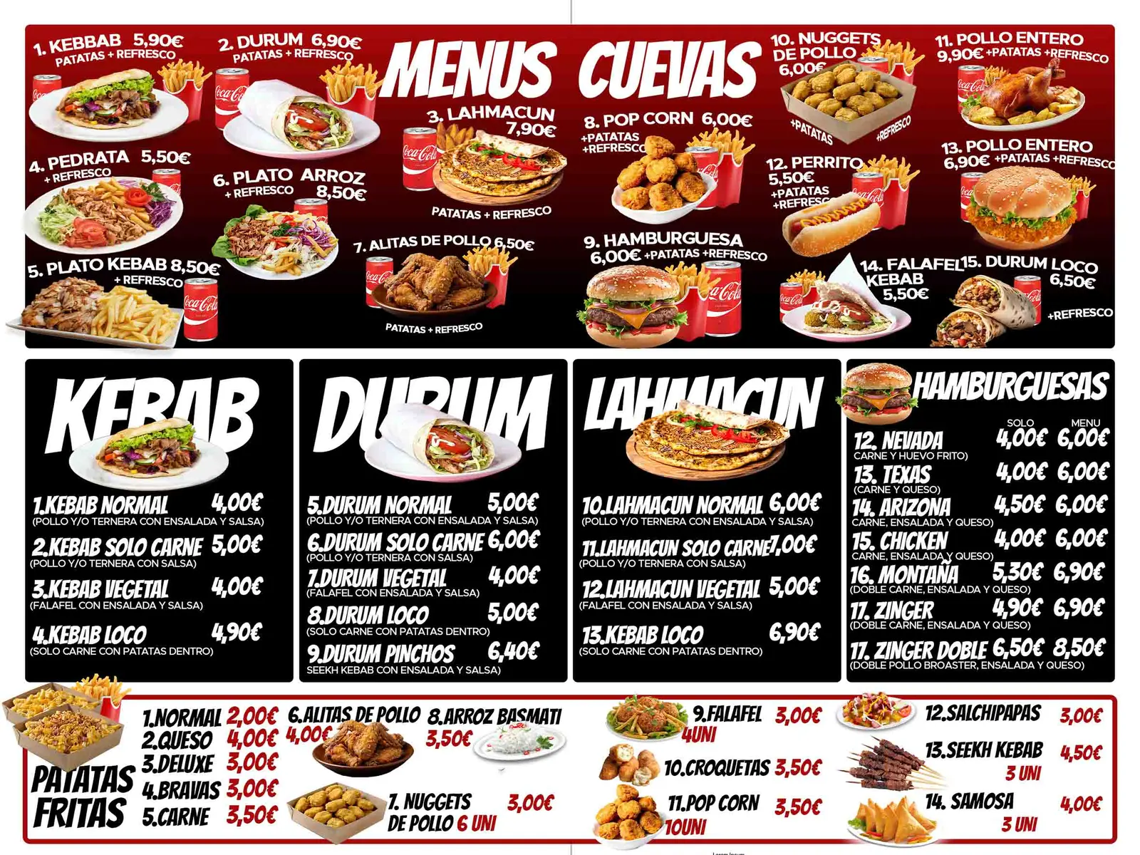Restaurant Menu Design Portfolio project visual