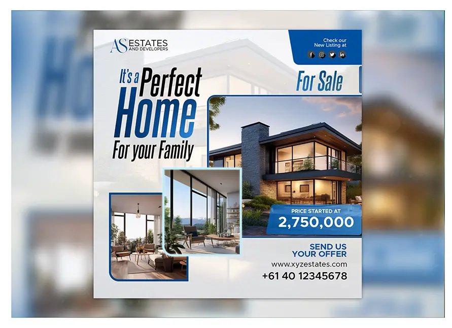 Real Estate Marketing Portfolio project visual