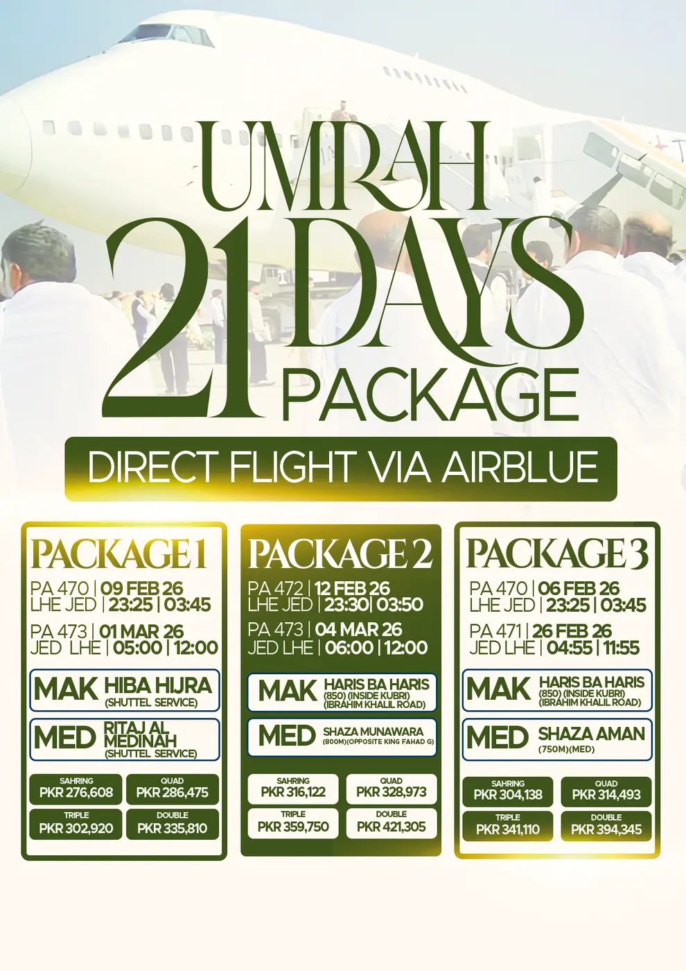Travel & Umrah Campaign Archive project visual
