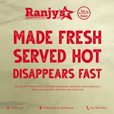 Ranjy’s Restaurant Campaign System project visual