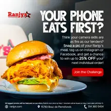Ranjy’s Restaurant Campaign System project visual