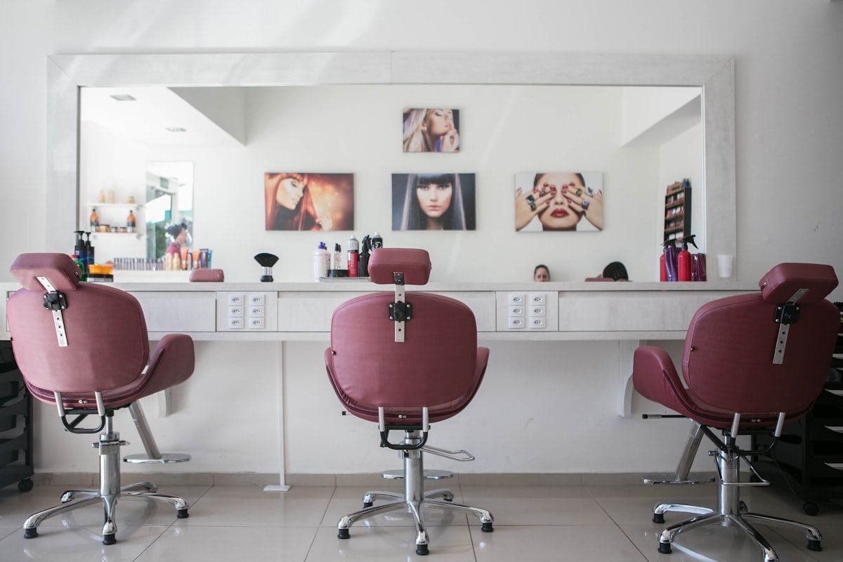 A salon interior, representing appointment businesses